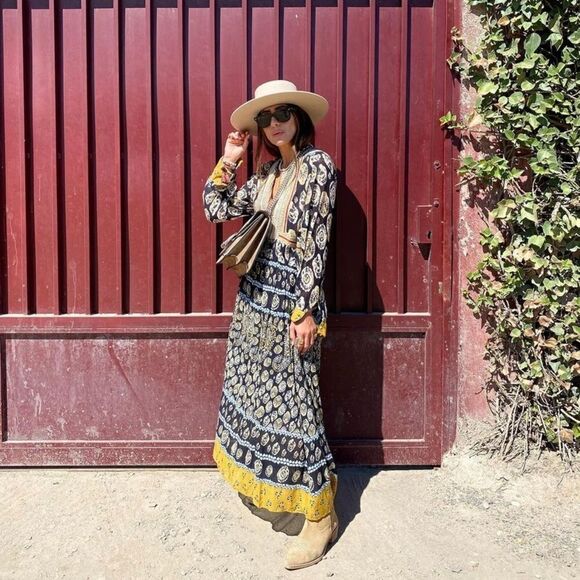 Zara Embroidered Dress Kaftan New Print - Picture 8 of 11